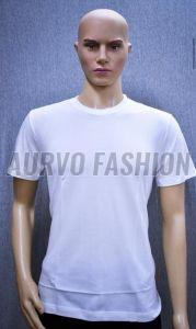 Mens Cotton Blend Casual Drop Shoulder T-Shirt