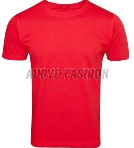 Mens Cotton Blend Round Neck T-Shirt