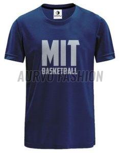 Mens Polyester Regular Fit Round Neck T-Shirt