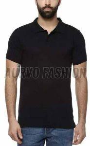 Polyester Breathable Collar Neck T Shirt
