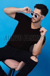 Polyester Promotional V Neck T Shirt