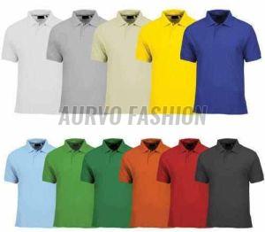 Polyester Quick Dry Multicolor Polo T Shirt