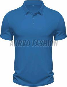 Polyester Sports Collar Neck T Shirt