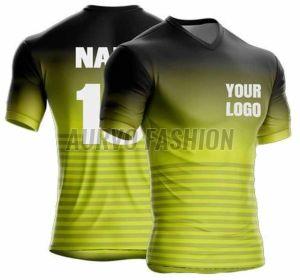Polyester Training V Neck T Shirt