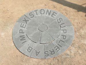 Limestone Circle Paving