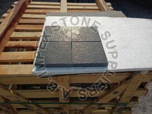 Leather Black Limestone Slabs