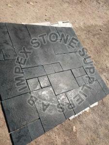 Half Honed Black Limestone