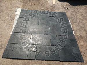 Half Honed Black Limestone