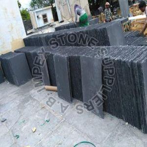 Lime Black Limestone Slabs