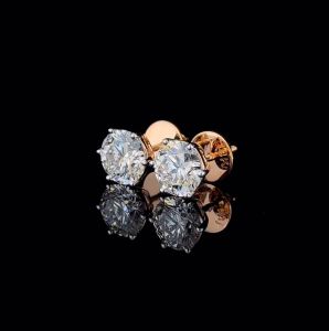 Ladies Diamond Stud Earrings