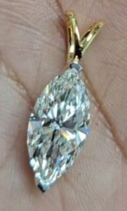 Marquise Diamond Pendant