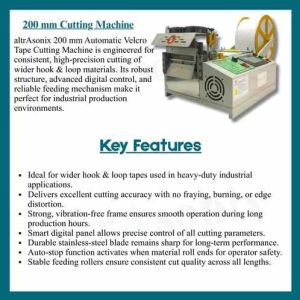 200mm Automatic Velcro Tape Cutting Machine