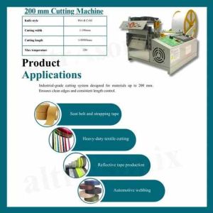 200mm Automatic Velcro Tape Cutting Machine