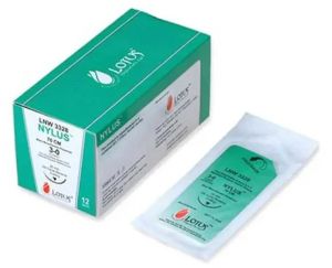 Black Nylon 3-0 Surgical Suture