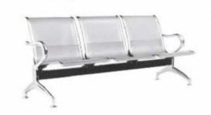 Chrome Finish Three Seater Waiting Bench