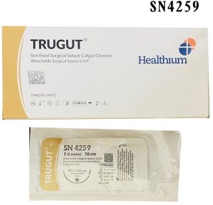 Chromic Catgut Absorbable Surgical Suture with Round Needle