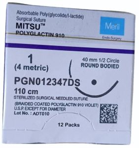 Coated Polyglactin 910 Braided Absorbable Suture
