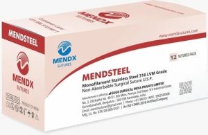 Stainless Steel 316 Lvm Monofilament Suture