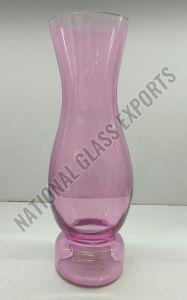 Pink Glass Flower Vase