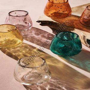 Colored Glass Candle Votive