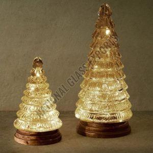 Lighting Glass Christmas Tree