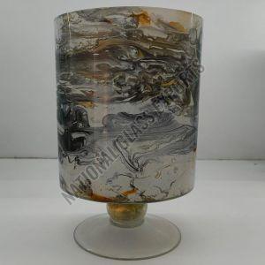 Printed Glass Flower Vase