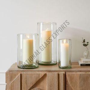 Round Glass Candle Stand