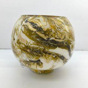 Round Glass Flower Vase
