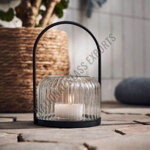 Round Glass Lantern
