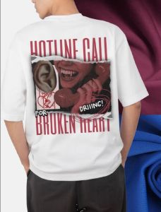 210 GSM Cotton Streetwear Oversized T-Shirt
