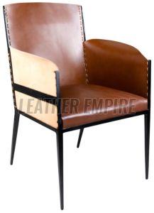 Leather Steel Chair