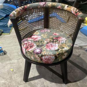 Wooden Cane Back Chair