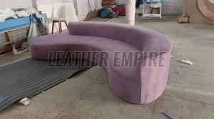 Wooden Curved Sofa
