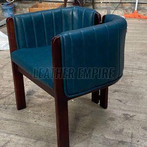 Wooden Modern Tufted Chair