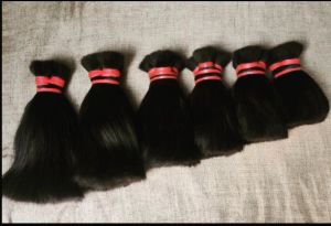 10 Inch Silky Smooth Black Human Hair