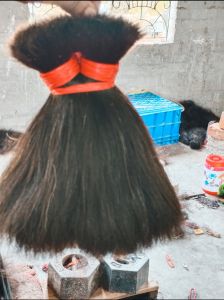 6 Inch Black Virgin Human Hair