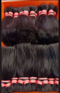 7 Inch Women Black Straight Hair
