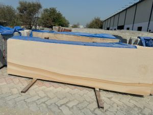 Wooden Finish Marble Slabs