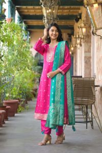 Raw Silk Suit