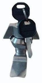 SS Knob Panel Lock with Keys