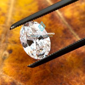 Oval Shaped IGI Certified Lab Grown CVD Diamond