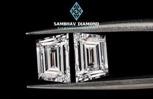 Trapezoid Step Cut Lab Grown Diamond