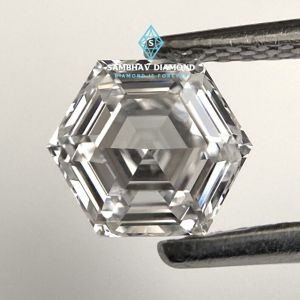 Hexagon Cut Lab Grown Diamond