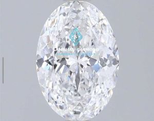 Oval Shaped IGI Certified Lab Grown CVD Diamond