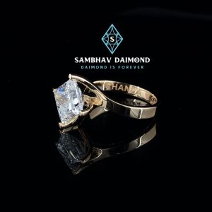 3.00 CT Princess Cut Diamond Ring For Women