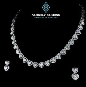 Women Diamond Necklace Set