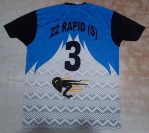 Printed Round Neck Sports T Shirt