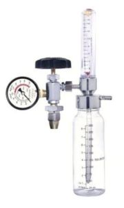 Oxygen Flowmeter with Humidifier Bottle