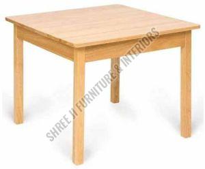 Square Bok Oak Side Table