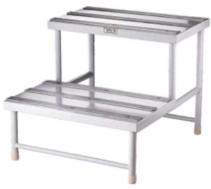 Mild Steel Framework Double Step Stool